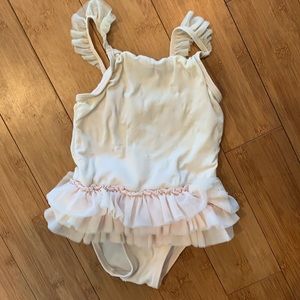Old navy girls 2T one piece swimsuit skirt pink